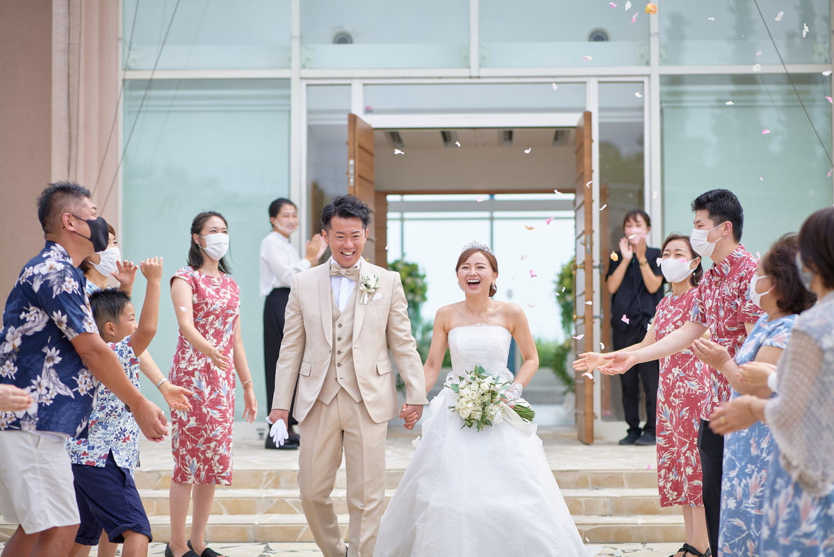 沖縄 シギラミラージュベイサイドチャペル リアルウェディング1467953 9月28日 11:00式