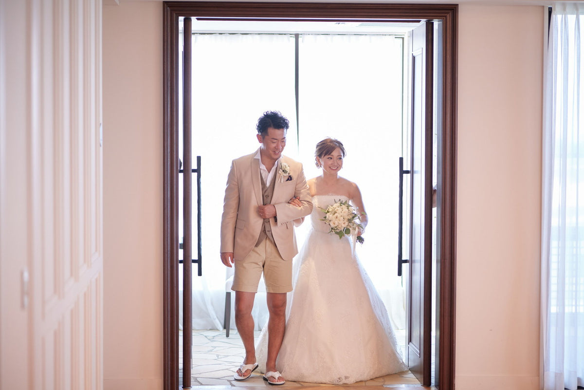 沖縄 シギラミラージュベイサイドチャペル リアルウェディング1467953 9月28日 11:00式