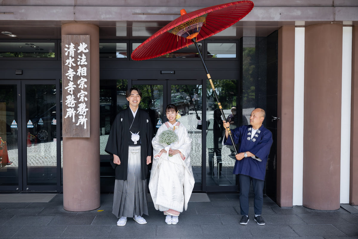 京都　清水寺　リアルウェディング