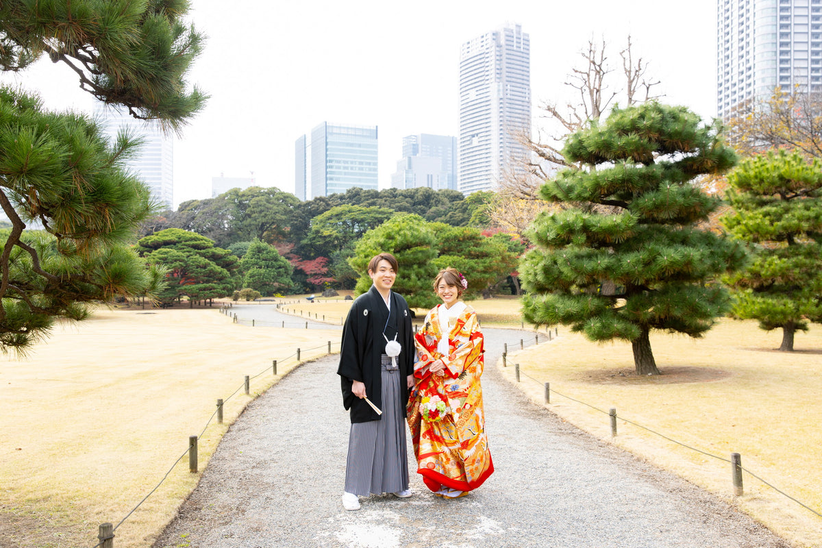 フォトスタジオ　フォトスタジオ 店舗　東京ベイフォトスタジオ　浜離宮恩賜庭園