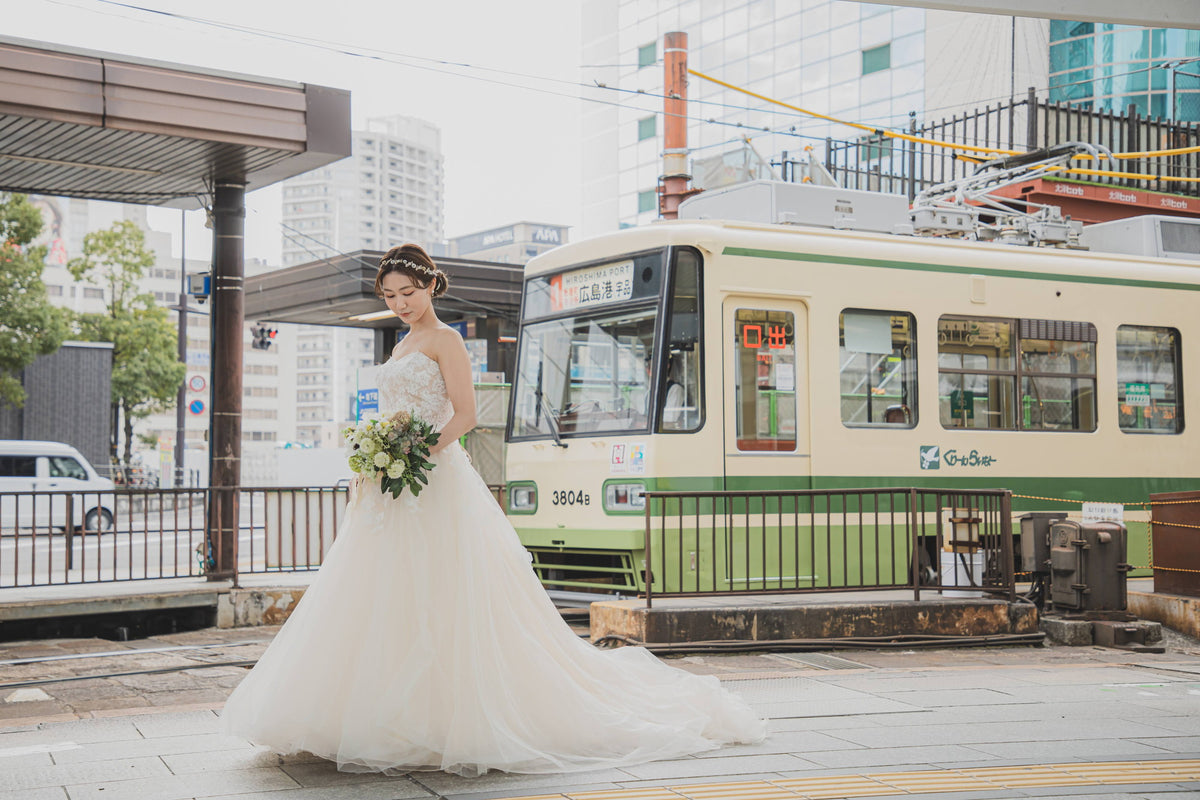 フォトスタジオ　フォトスタジオ 店舗　広島フォトスタジオ　路面電車