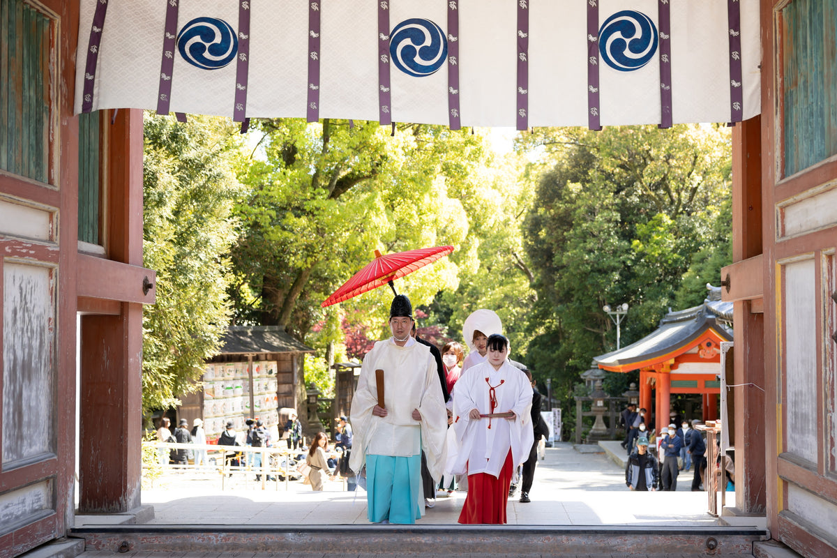 京都　石清水八幡宮　リアルウェディング