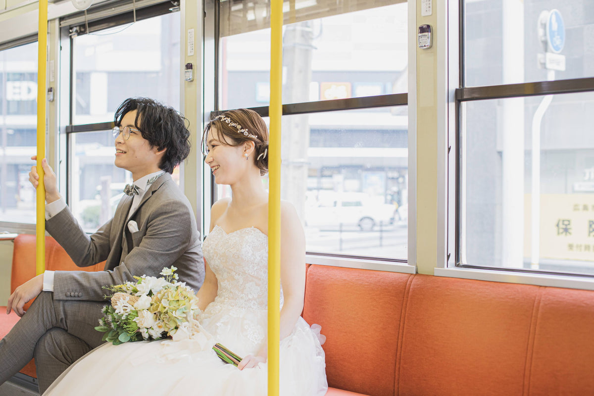 フォトスタジオ　フォトスタジオ 店舗　広島フォトスタジオ　路面電車