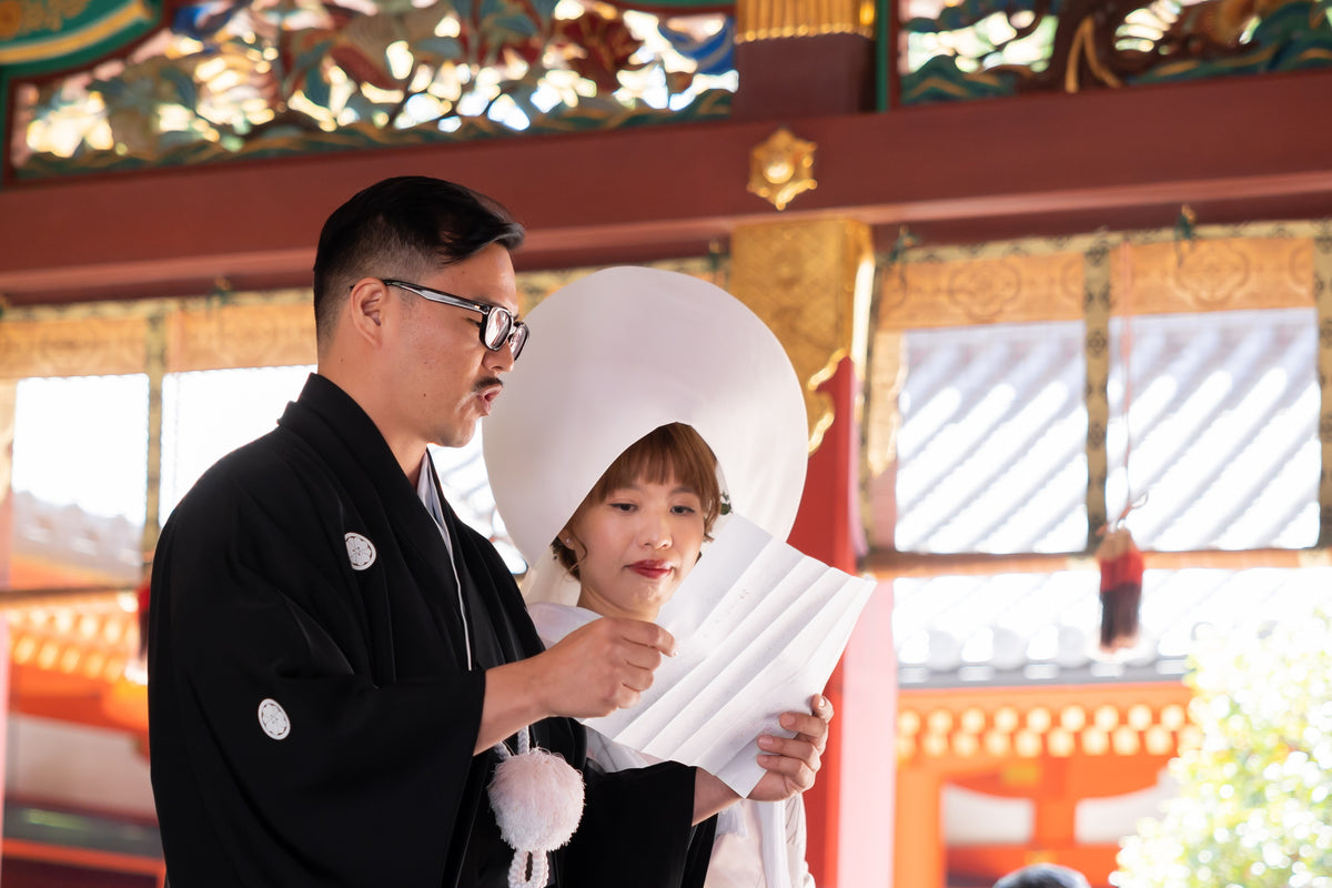 京都　石清水八幡宮　リアルウェディング