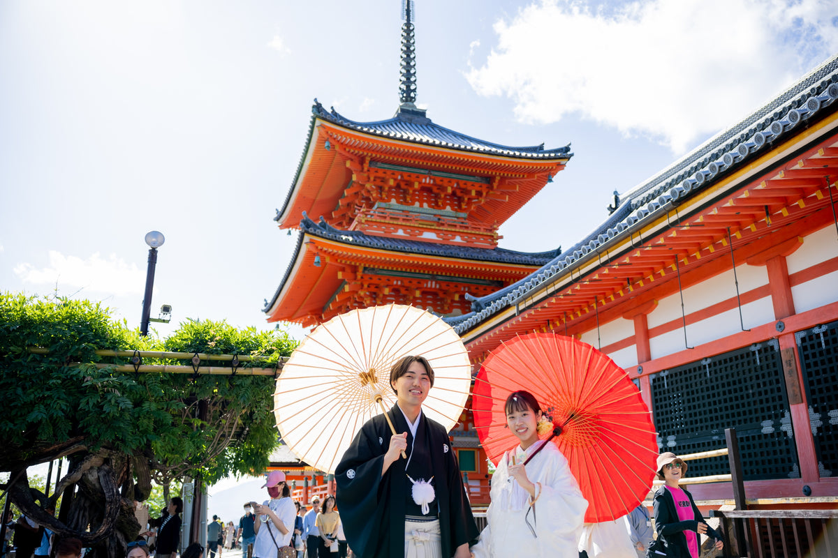 京都　清水寺　リアルウェディング