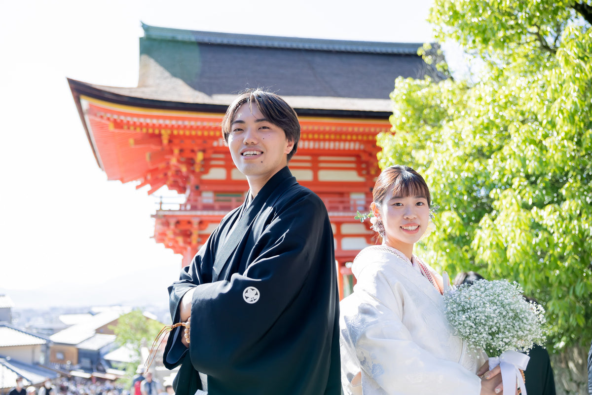 京都　清水寺　リアルウェディング