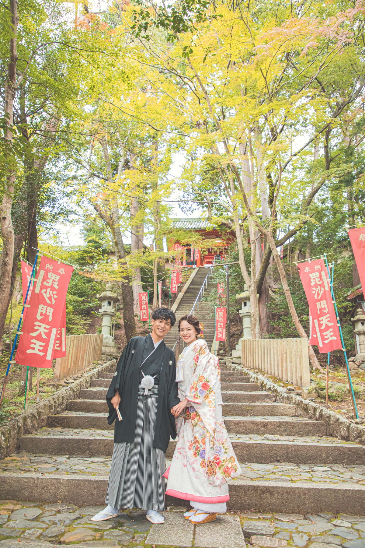 フォトスタジオ　フォトスタジオ 店舗　京都フォトスタジオ　ロケ　毘沙門堂