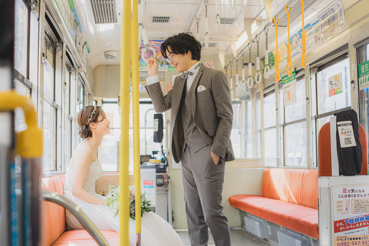 フォトスタジオ　フォトスタジオ 店舗　広島フォトスタジオ　路面電車