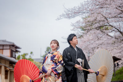 人気の和傘を使ったショット