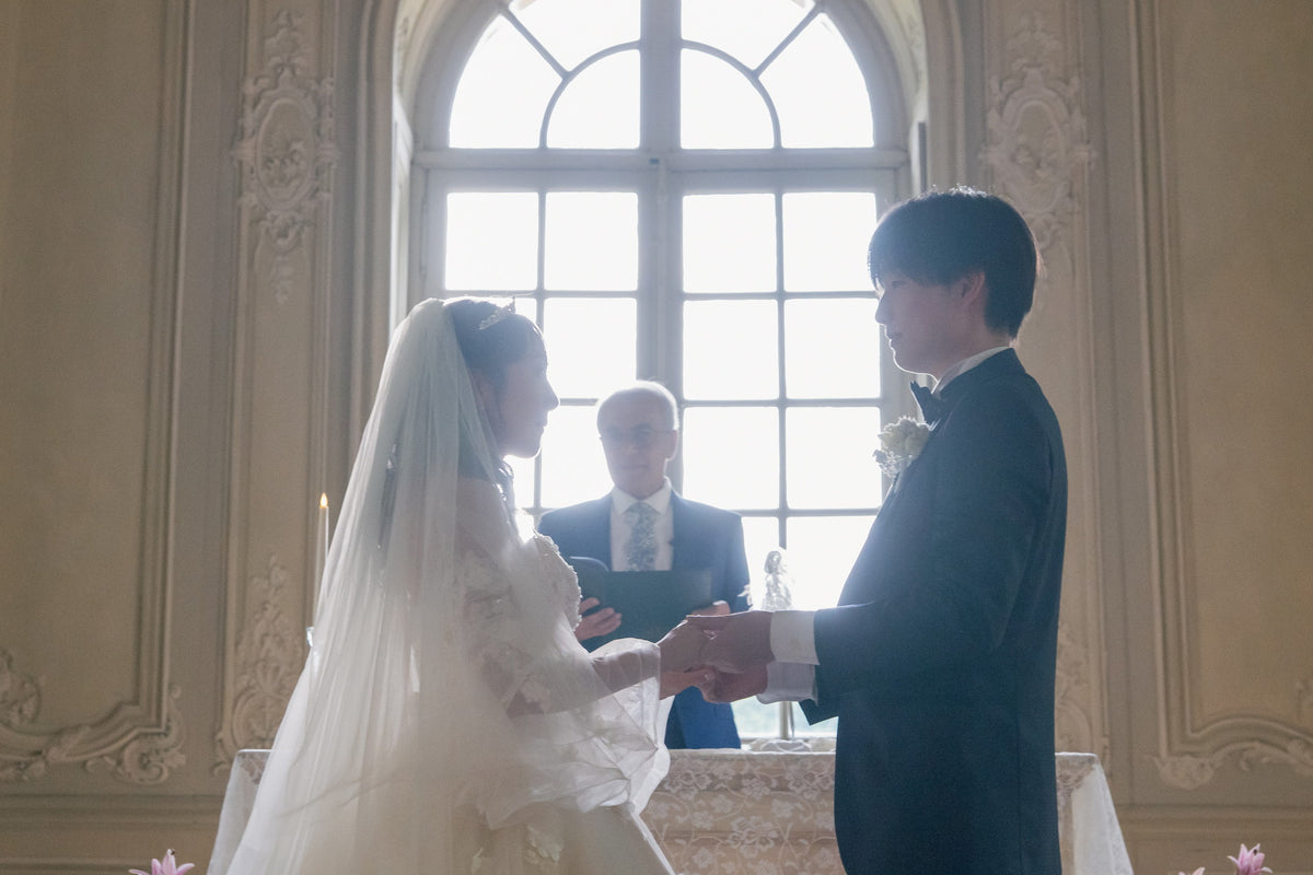 フランス　シャンティイ城　メゾン・ド・シルヴィー館　リアルウェディング　1597180 7月17日14:00式