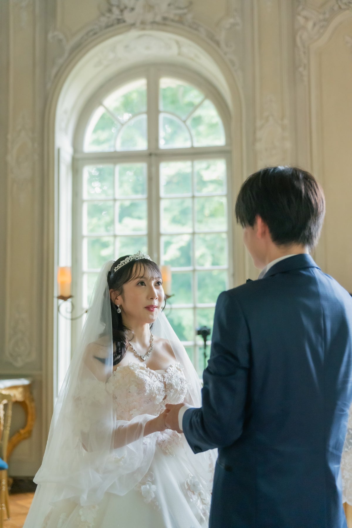 フランス　シャンティイ城　メゾン・ド・シルヴィー館　リアルウェディング　1597180 7月17日14:00式
