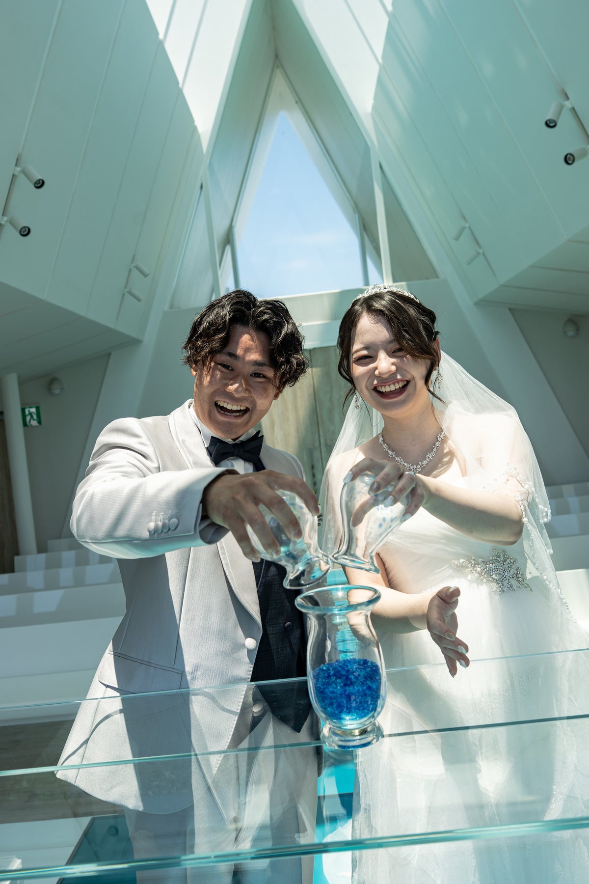沖縄　古宇利島 空と海の教会 リアルウェディング 1604751　5月26日 12:30式