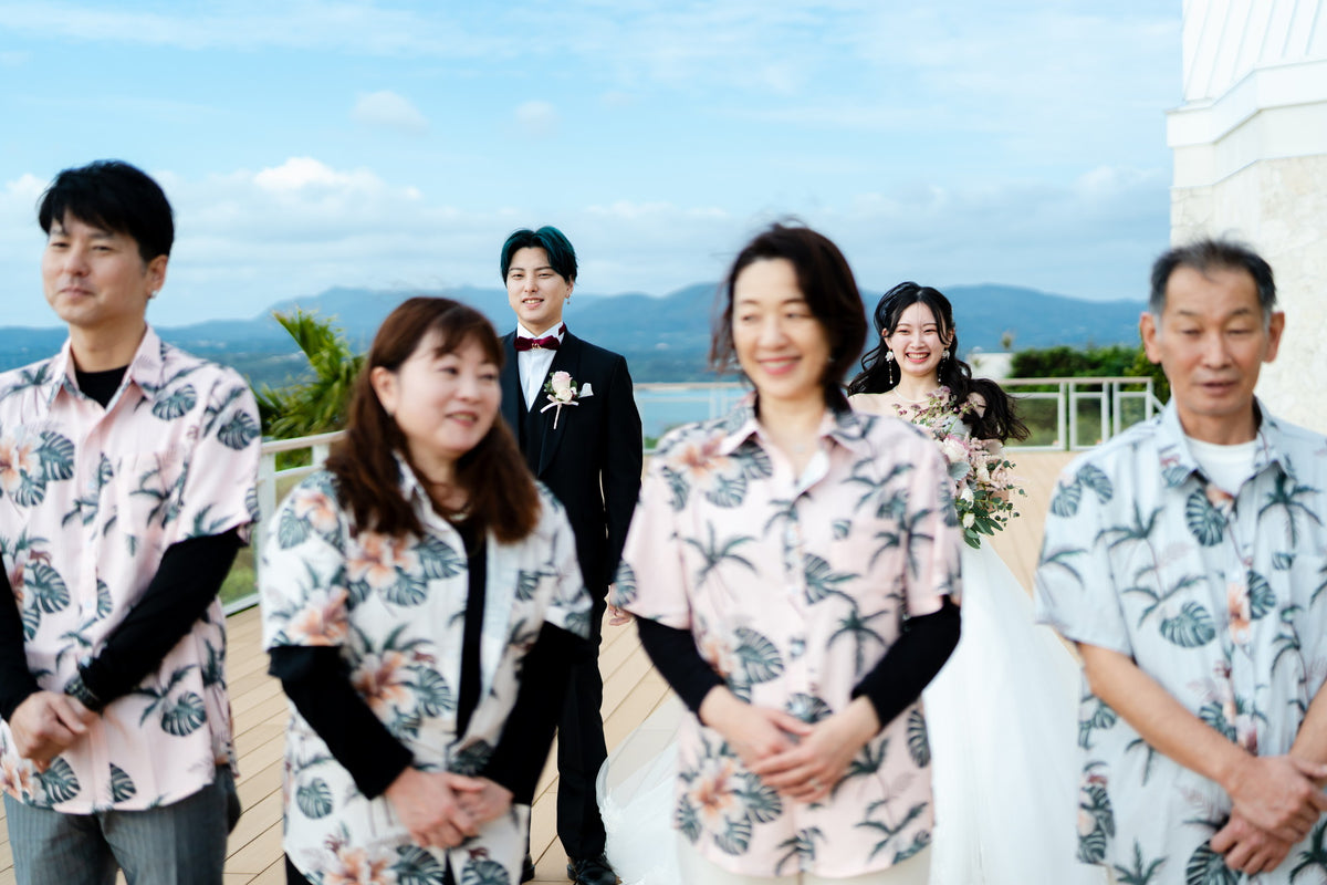 沖縄　古宇利島 空と海の教会 リアルウェディング 1583941　2月22日 10:30式
