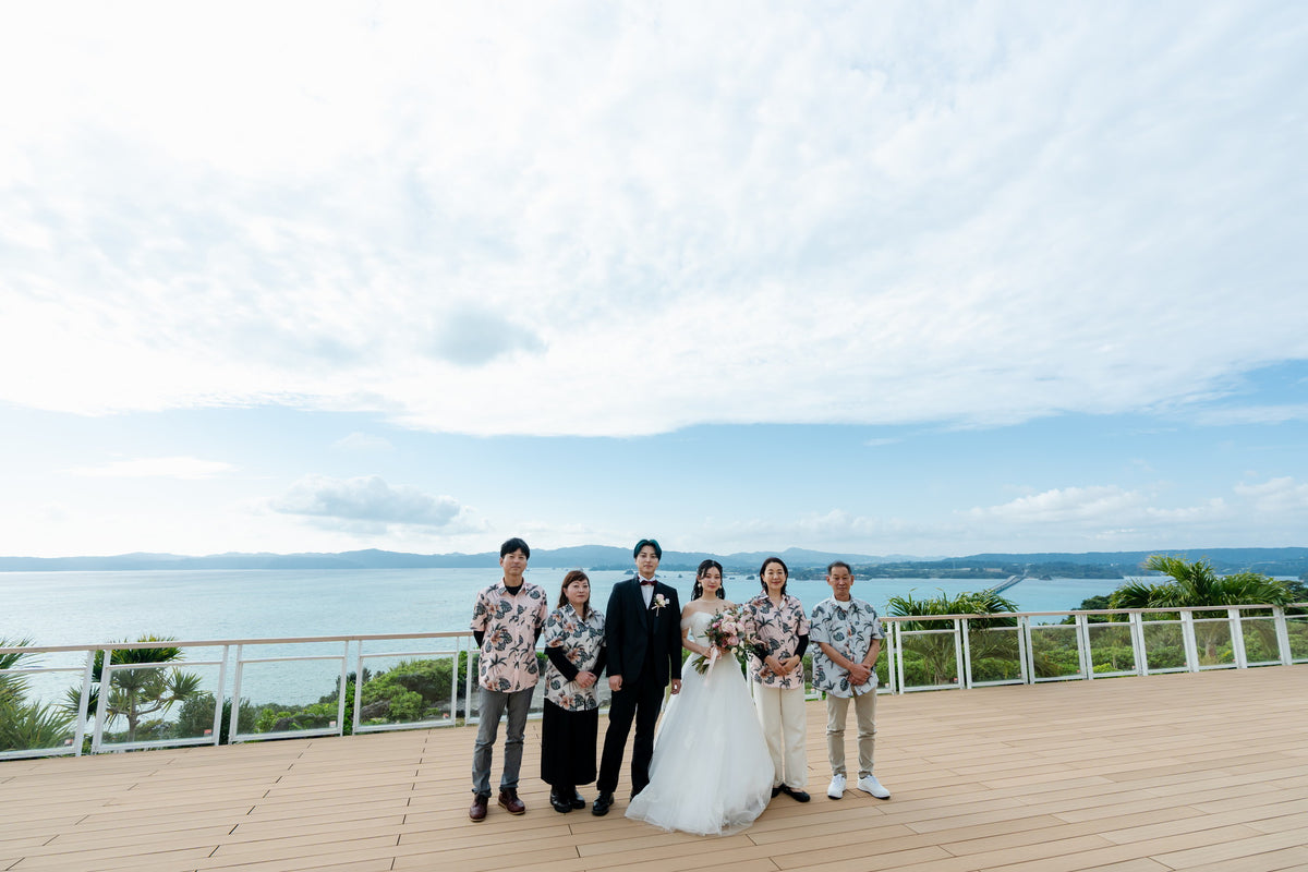 沖縄　古宇利島 空と海の教会 リアルウェディング 1583941　2月22日 10:30式