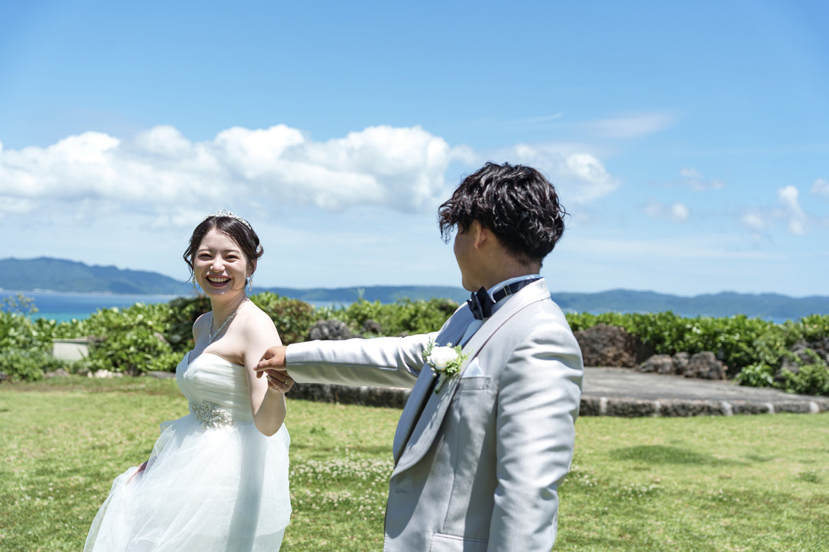 沖縄　古宇利島 空と海の教会 リアルウェディング 1604751　5月26日 12:30式