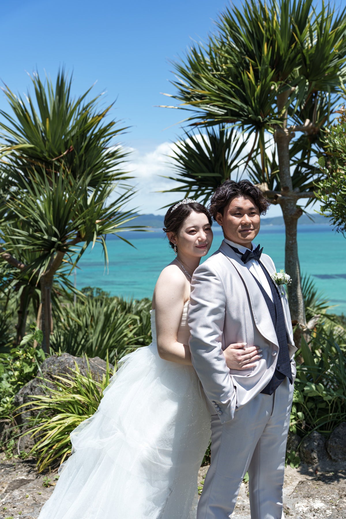 沖縄　古宇利島 空と海の教会 リアルウェディング 1604751　5月26日 12:30式