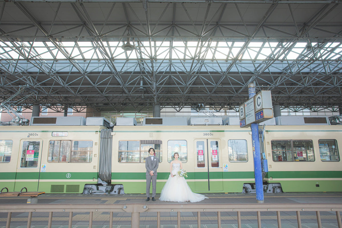 フォトスタジオ　フォトスタジオ 店舗　広島フォトスタジオ　路面電車