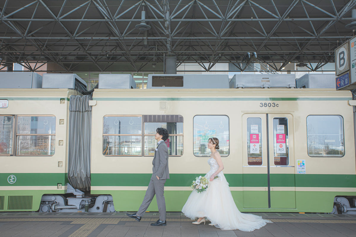 フォトスタジオ　フォトスタジオ 店舗　広島フォトスタジオ　路面電車