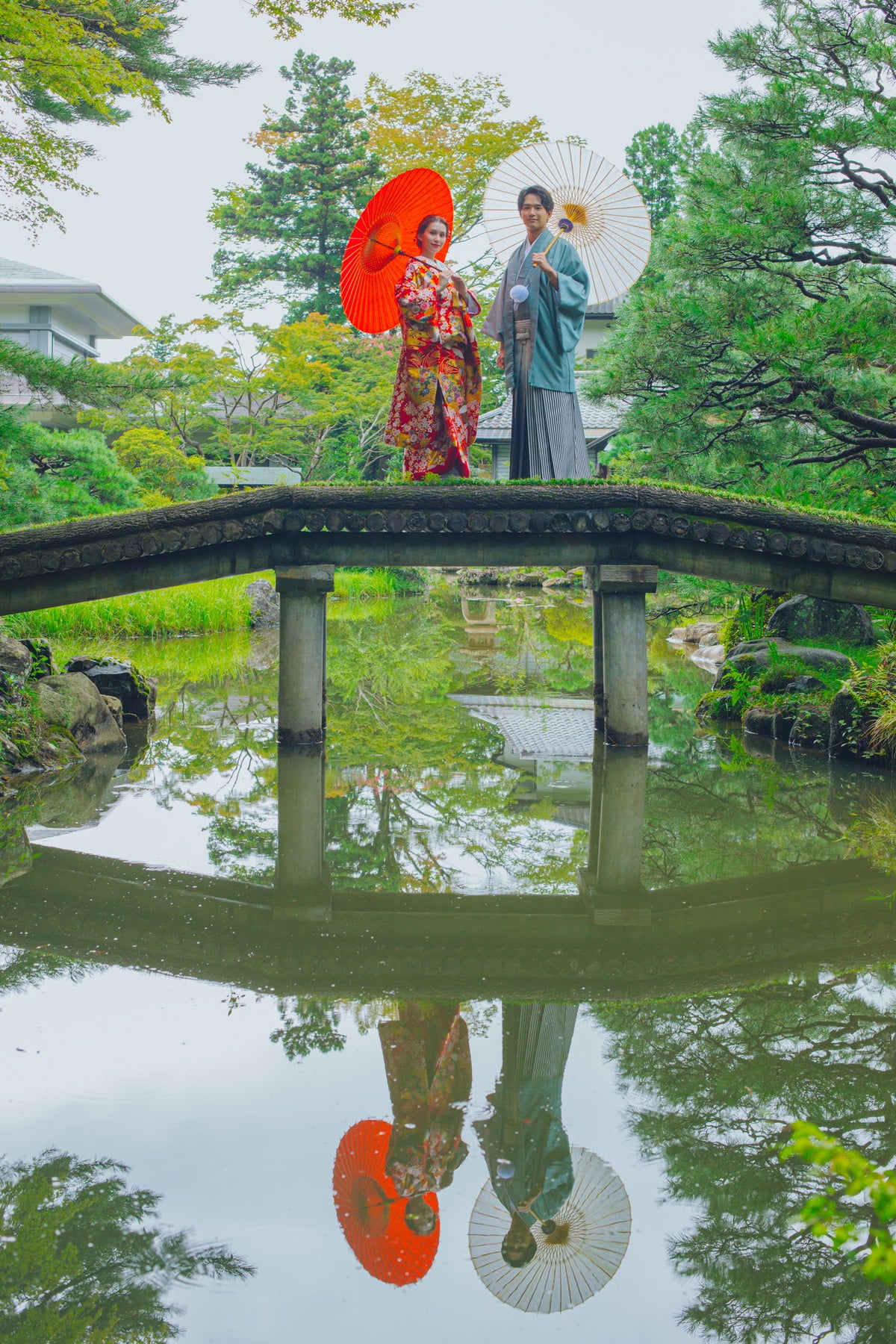 フォトスタジオ　フォトスタジオ 店舗　仙台フォトスタジオ　日本庭園