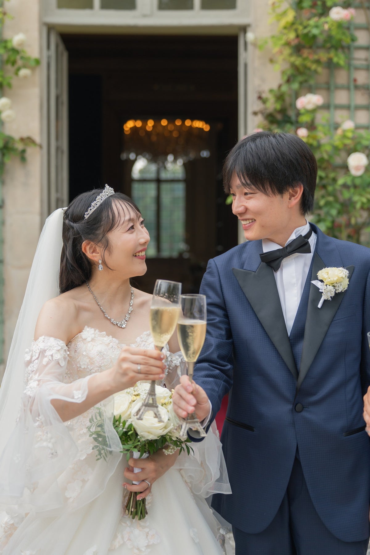 フランス　シャンティイ城　メゾン・ド・シルヴィー館　リアルウェディング　1597180 7月17日14:00式