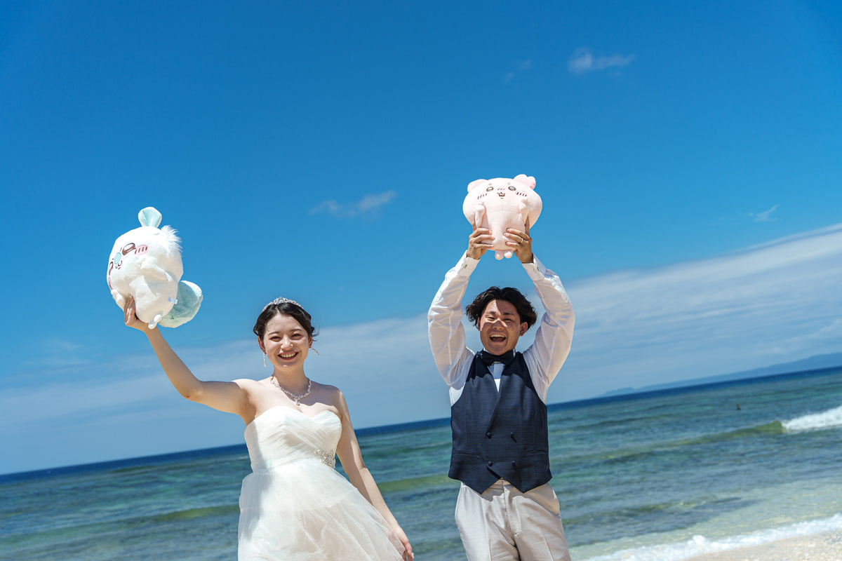 沖縄　古宇利島 空と海の教会 リアルウェディング 1604751　5月26日 12:30式