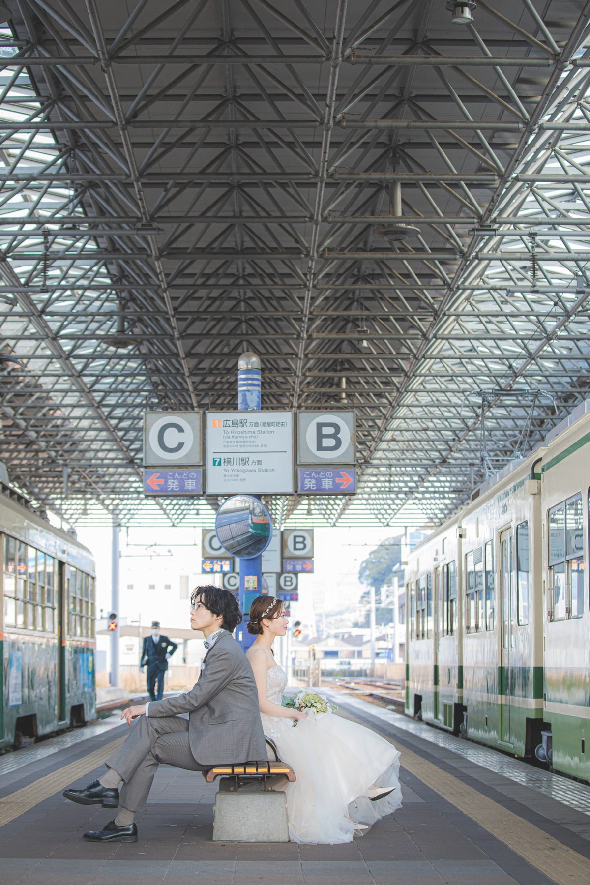 フォトスタジオ　フォトスタジオ 店舗　広島フォトスタジオ　路面電車