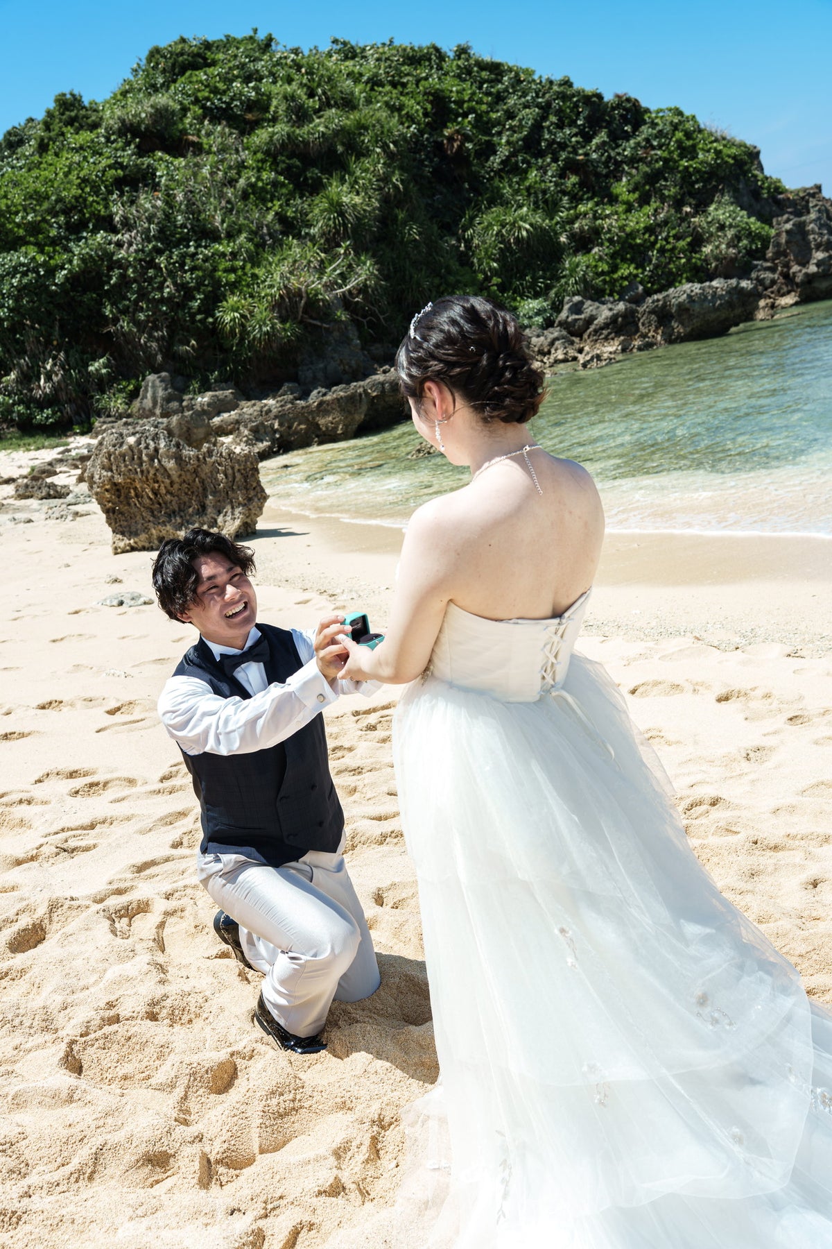 沖縄　古宇利島 空と海の教会 リアルウェディング 1604751　5月26日 12:30式
