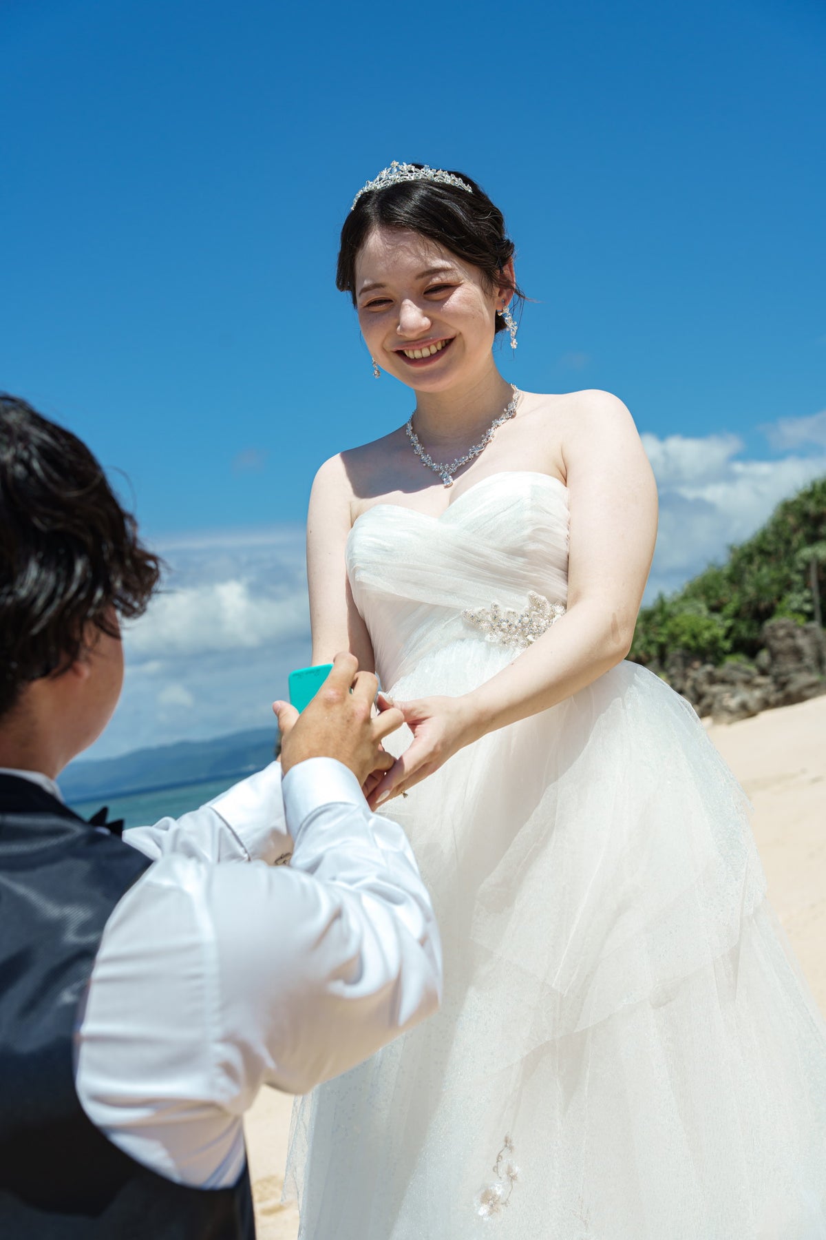 沖縄　古宇利島 空と海の教会 リアルウェディング 1604751　5月26日 12:30式