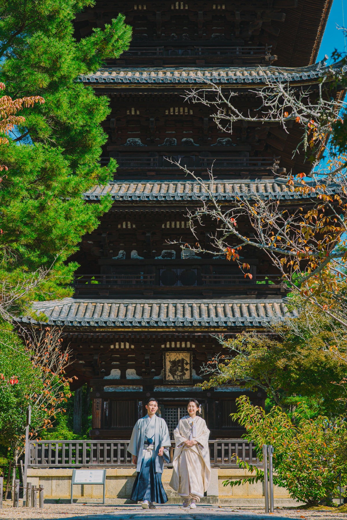 仁和寺を象徴する重要文化財の五重塔