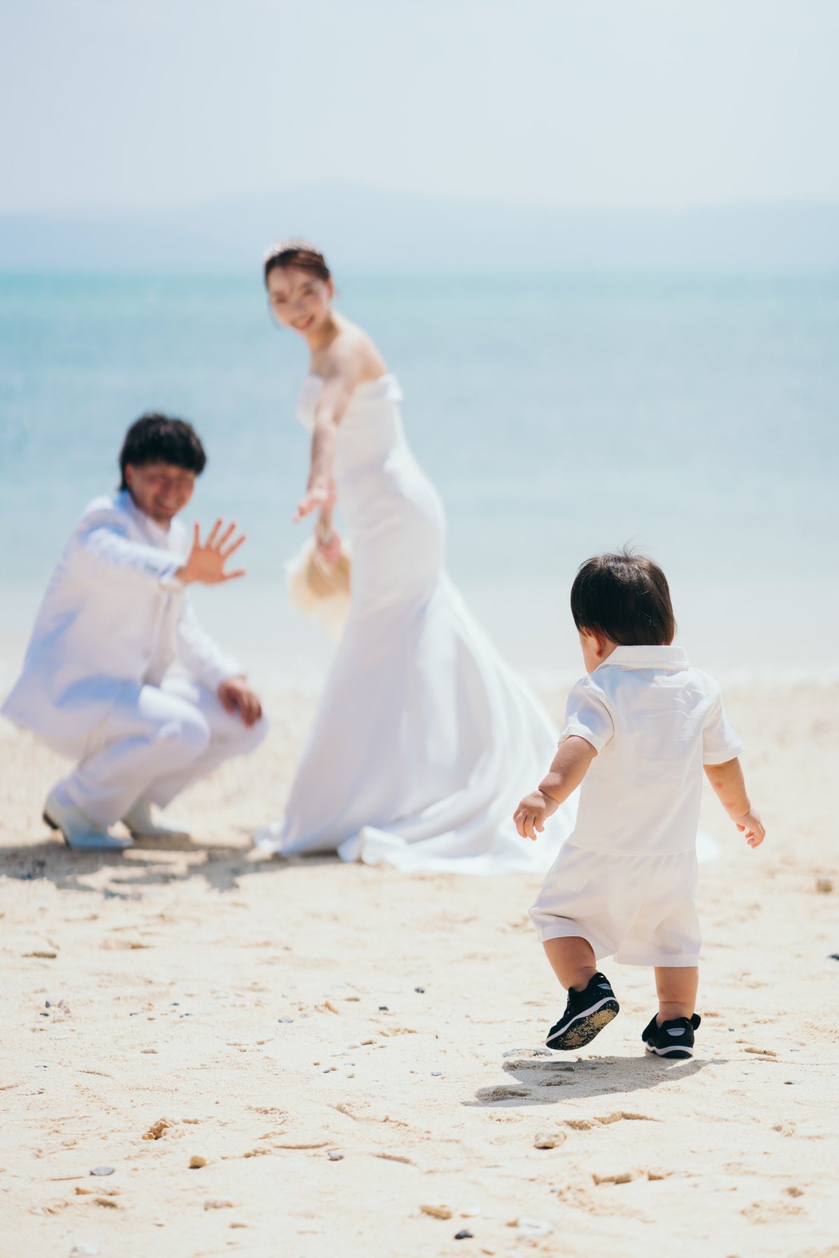 沖縄　古宇利島 空と海の教会 リアルウェディング［JTBおふたりさま婚］ 1568309　10月7日 12:30式