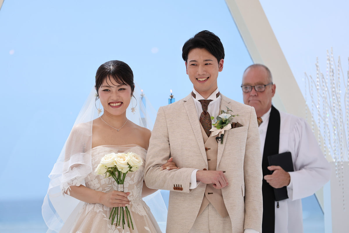 グアム　ブルーアステール　リアルウェディング　1585764　5月5日 14:00式