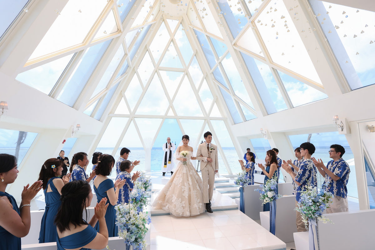 グアム　ブルーアステール　リアルウェディング　1585764　5月5日 14:00式