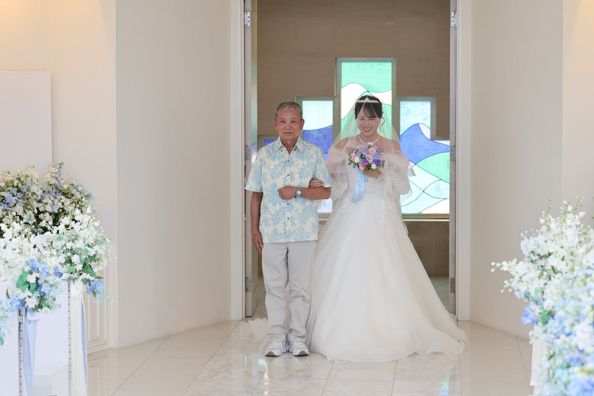 グアム　ブルーアステール　リアルウェディング　1594791　4月3日 10:15式