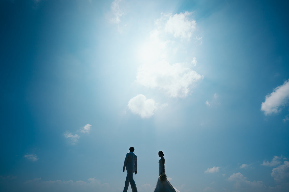 沖縄　古宇利島 空と海の教会 リアルウェディング［JTBおふたりさま婚］ 1568309　10月7日 12:30式