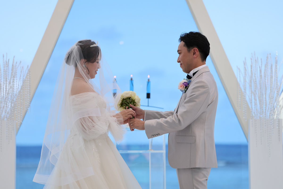 グアム　ブルーアステール　リアルウェディング　1594791　4月3日 10:15式