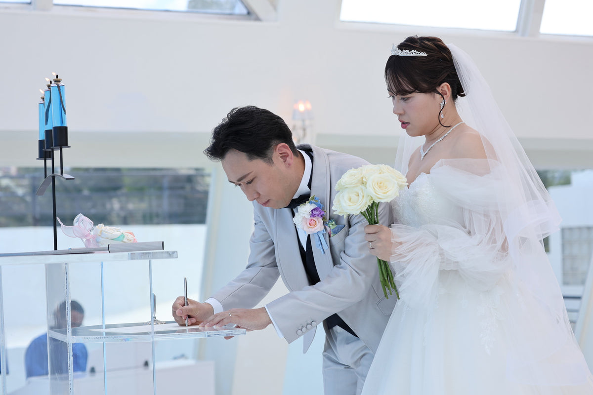 グアム　ブルーアステール　リアルウェディング　1594791　4月3日 10:15式