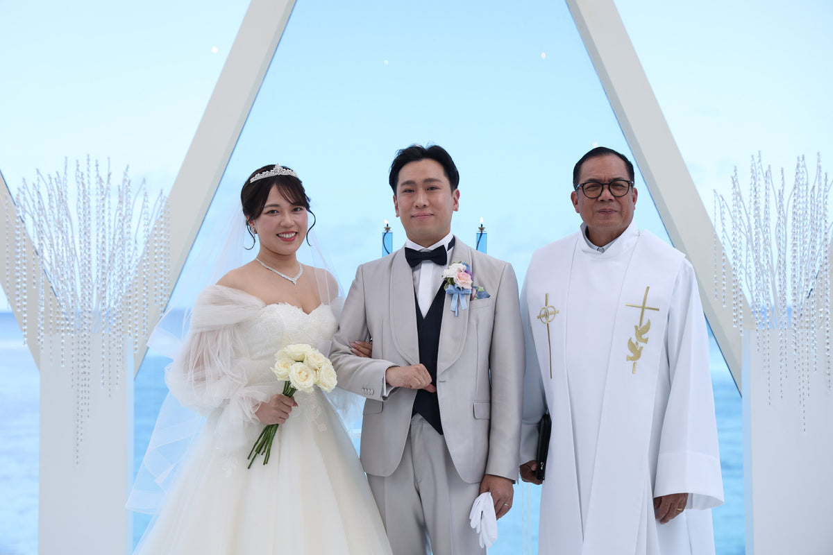 グアム　ブルーアステール　リアルウェディング　1594791　4月3日 10:15式