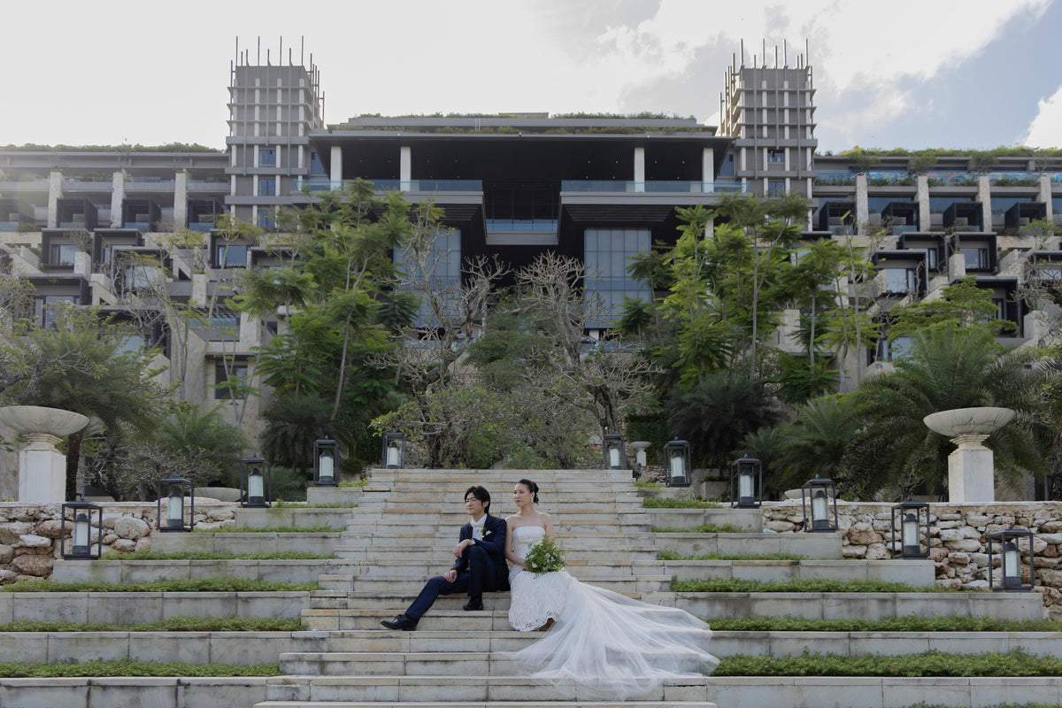 象徴的な大階段で印象的な一枚を残せます（ホテルフォトツアー）