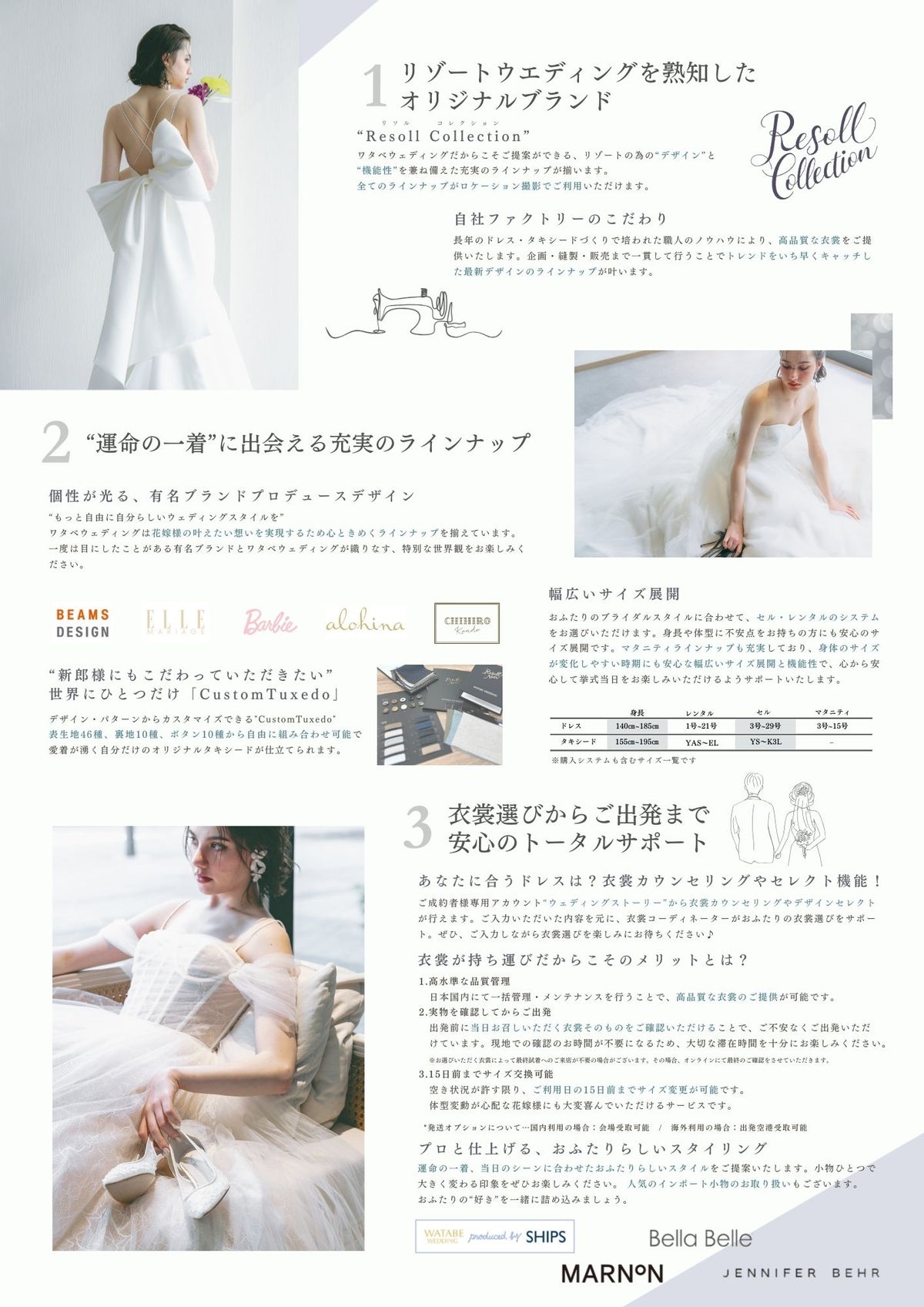 衣裳　ワタベウェディング衣裳の魅力