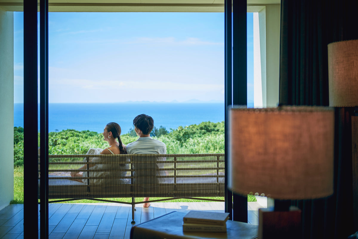 絶景を望みながら贅沢な時間を