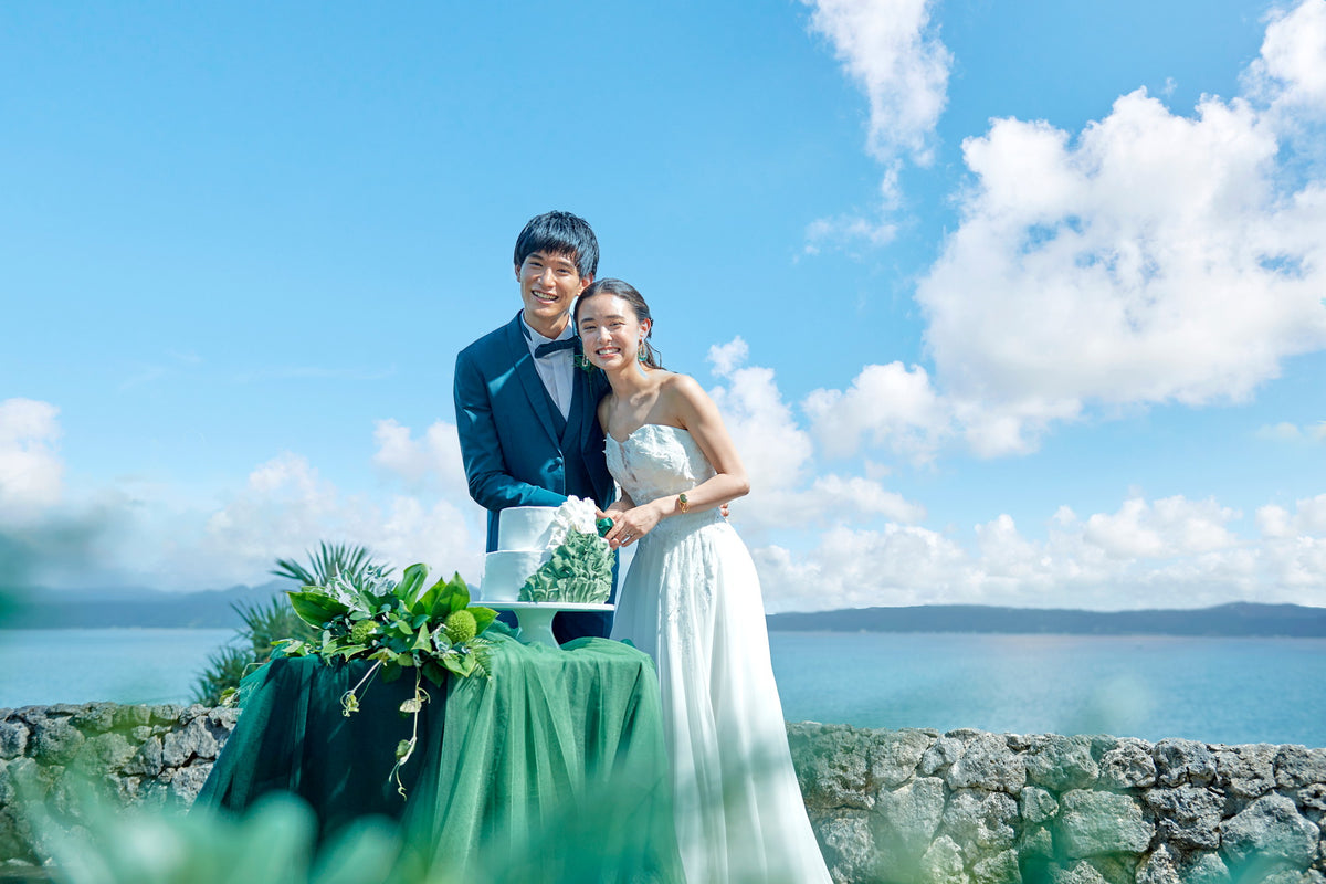 アフターセレモニーでは【JTB限定】イミテーションケーキカットセレモニーをご用意　※イメージ
