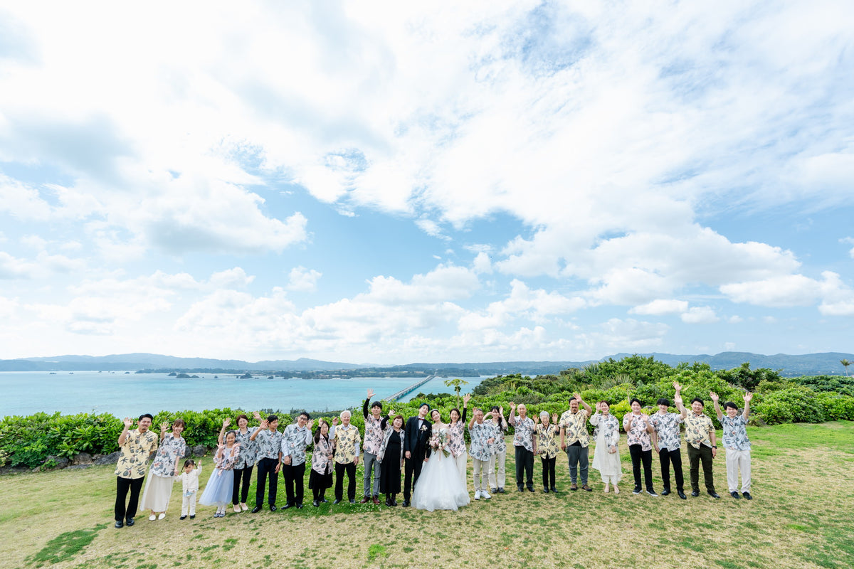 沖縄　古宇利島 空と海の教会 リアルウェディング 1583941　2月22日 10:30式