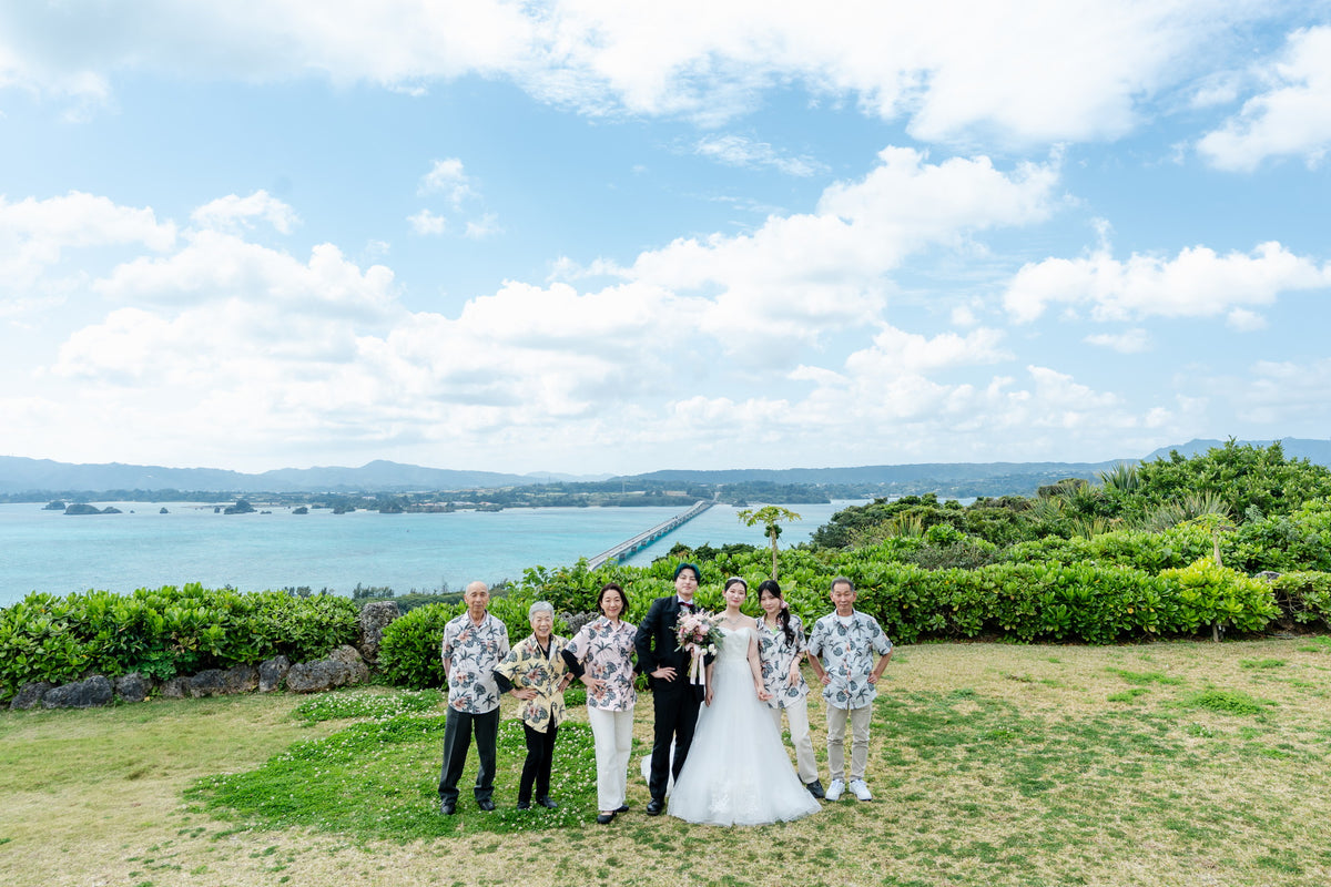 沖縄　古宇利島 空と海の教会 リアルウェディング 1583941　2月22日 10:30式