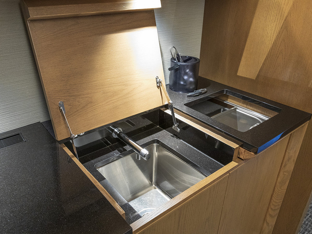 全てのお部屋にシンクを備えている