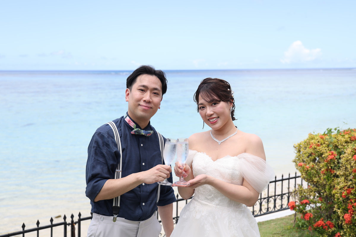 グアム　ブルーアステール　リアルウェディング　1594791　4月3日 10:15式