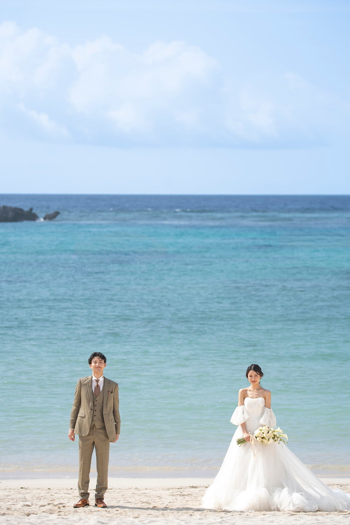 リゾ婚らしい記念のお写真を残しましょう