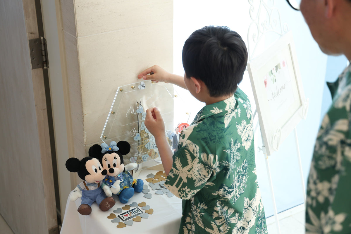 グアム　ブルーアステール　リアルウェディング　1594791　4月3日 10:15式
