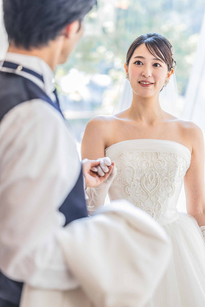挙式会場に向かいます