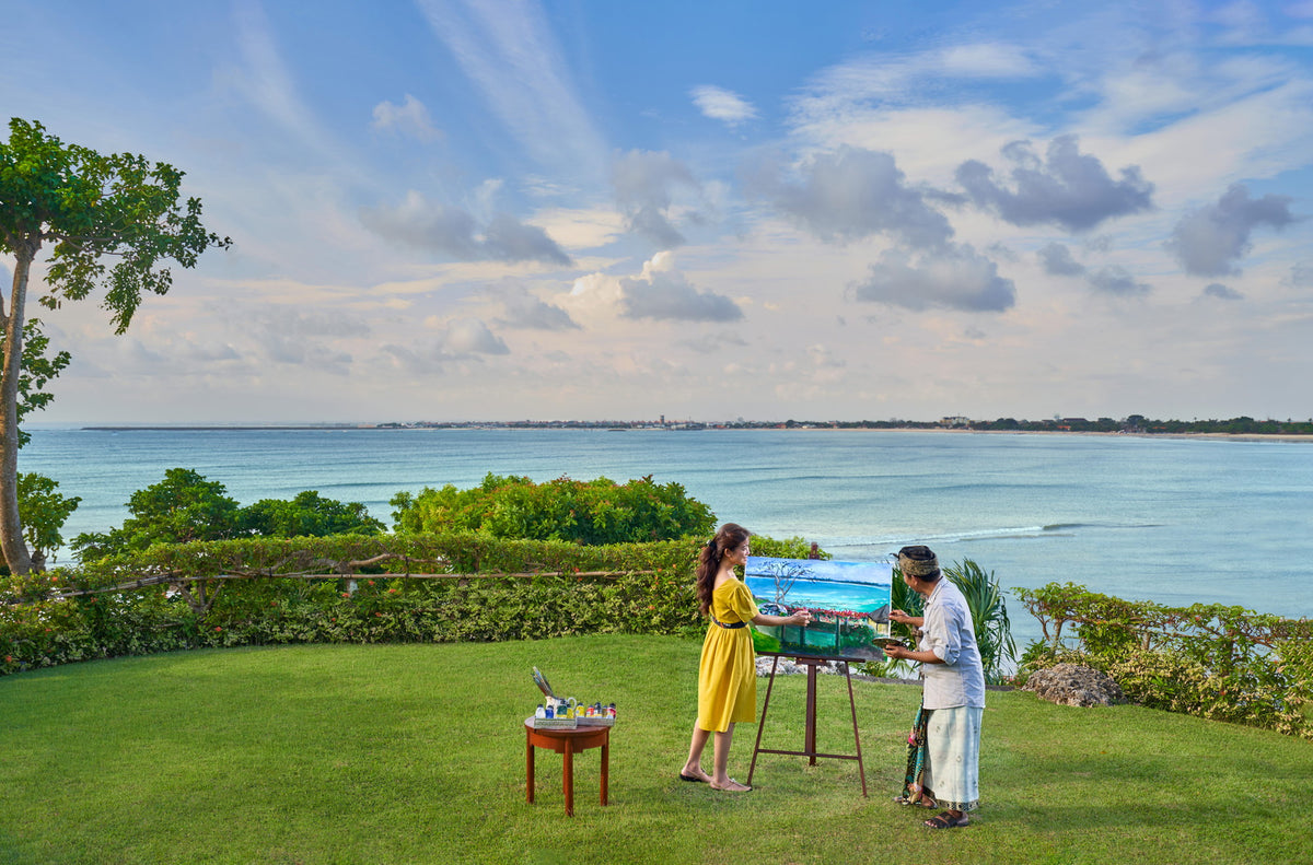 【絵画教室】バリの伝統の絵画が学べます。