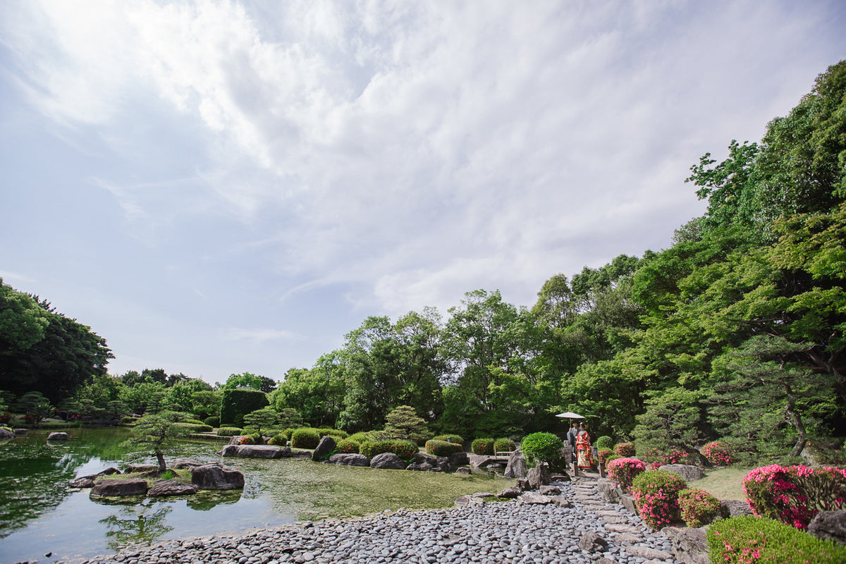 フォトスタジオ　フォトスタジオ 店舗　福岡フォトスタジオ　大濠公園_日本庭園